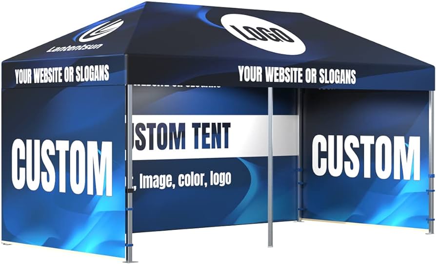 Branded tent